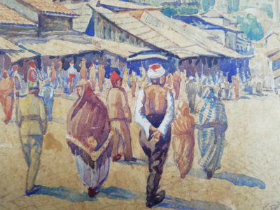 F. Čermák akvarel Begova džamija Sarajevo