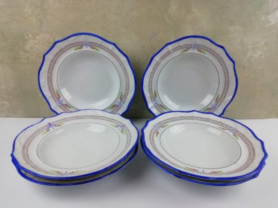 Porcelánové talíře - Rybáře