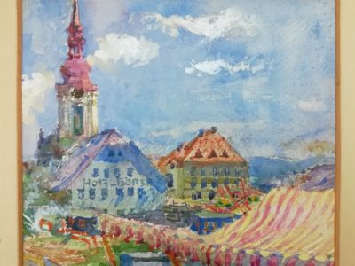 Reinhold Klaus Pouť před hotelem Burza - Varnsdorf