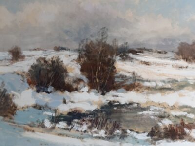 J. Vondráček Zasněžená krajina